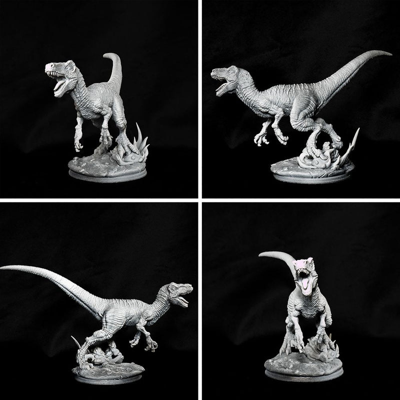 Blazetalon and Emberslash - Velociraptors - 54mm - Only-Games