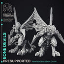 Bone Walkers - 2 Medium devils - PRESUPPORTED - Hell Hath No Fury - 32 mm scale