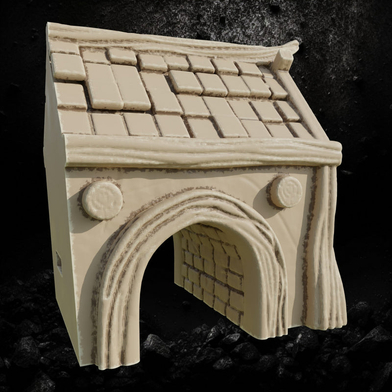 Townhouse 4 - Fantasy Village Terrain STL, DnD & Wargaming Scenery