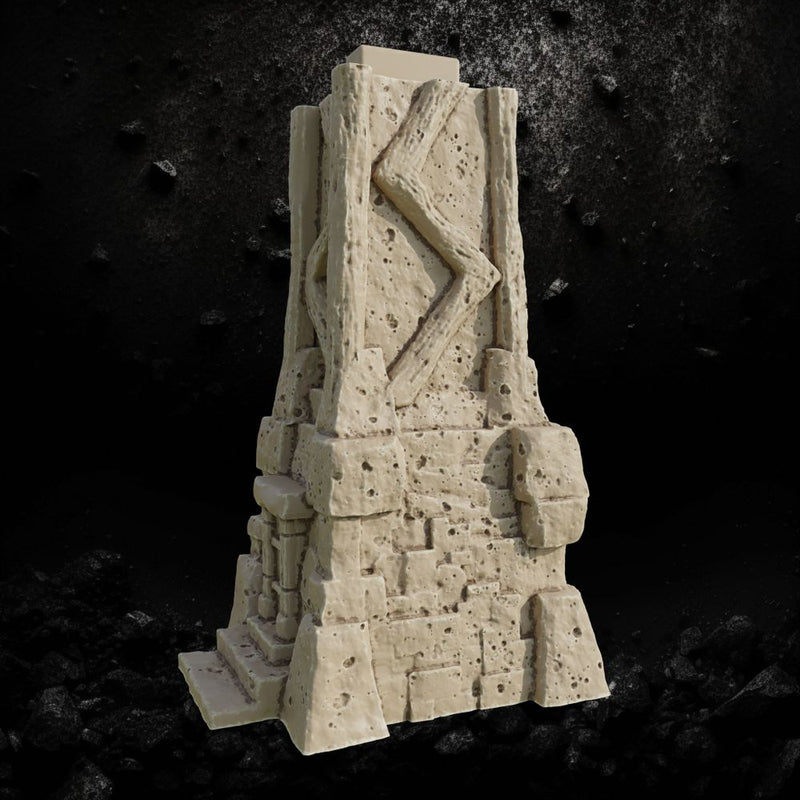 Eldermyst Watchtower - Misty Forest Border Tower STL for DnD & Wargaming