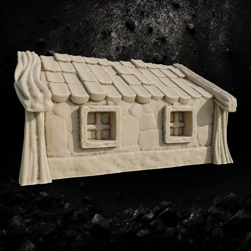 Townhouse 6 - Fantasy Village Terrain STL, DnD & Wargaming Scenery