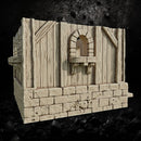 Foreststone Bastion Wall - Fortified Rampart Terrain STL for DnD & Wargaming