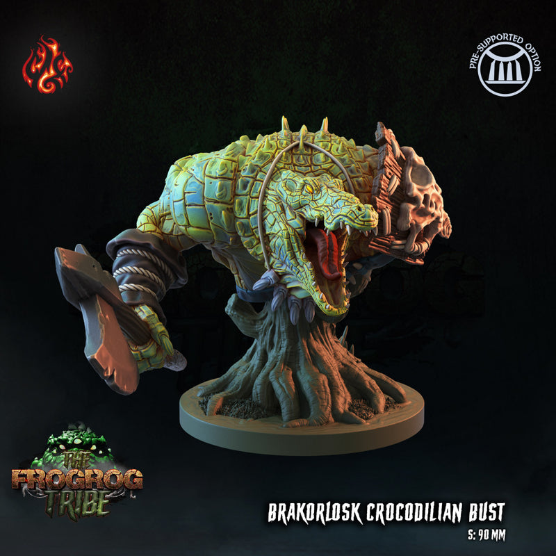 Brakorlosk the Crocodilian Warror, Bust Version