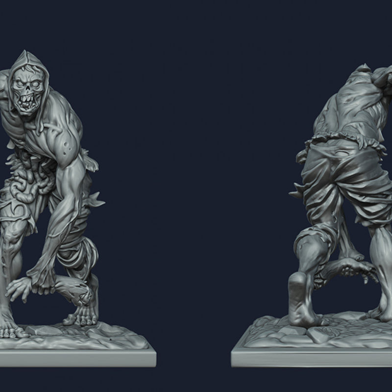 Zombie Brawler - STL only - Only-Games