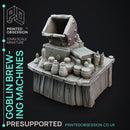 Potion Machines - Goblin Potion Makers - PRESUPPORTED - 32mm Scale