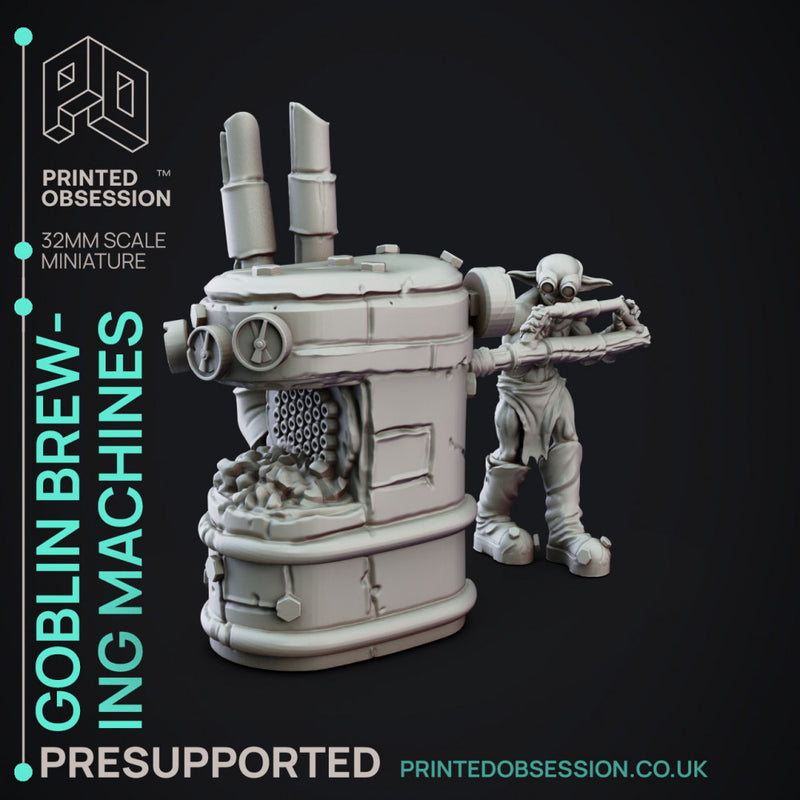 Potion Machines - Goblin Potion Makers - PRESUPPORTED - 32mm Scale