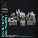 Potion Machines - Goblin Potion Makers - PRESUPPORTED - 32mm Scale