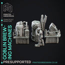 Goblin Brewers - 12 model pack - Joke coffee version included - PRESUPPORTED - 32mm scale