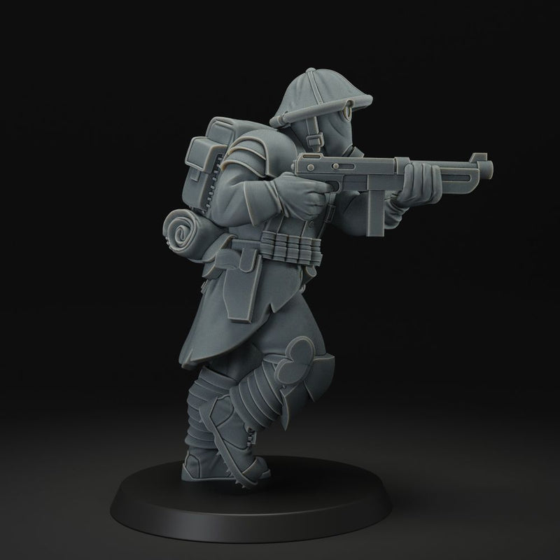Shock trooper and trench cleaner variation