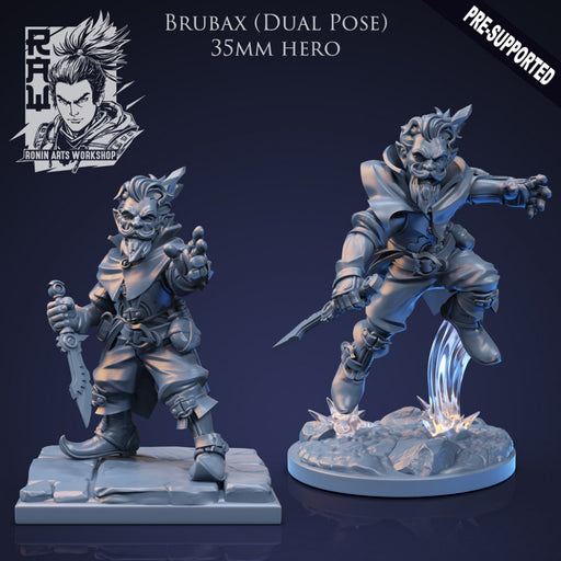 Brubax the Sorcerer - Idle and Action Pose - STL only - Only-Games