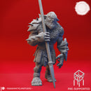 Bugbear Spearmen - Book of Beasts - Tabletop Miniature (Pre-Supported)