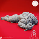 Defeated Bugbear - Book of Beasts - Tabletop Miniature (Pre-Supported)