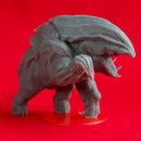 Attacking Bulette - Book of Beasts - Tabletop Miniature (Pre-Supported)