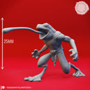 Bullywug - Tongue - Tabletop Miniature (Pre-Supported)