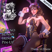 Bunny Irene Pin Up 75mm and 120mm - Pre-Supported - STL only - Only-Games
