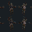 Buran The Hunter - 35mm Stonecrow (Action and Football Pose) - STL only - Only-Games