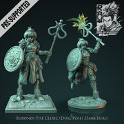 Burondi The Cleric- Idle and Action Pose - STL only.´ - Only-Games