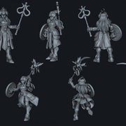 Burondi The Cleric- Idle and Action Pose - STL only.´ - Only-Games
