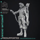 Battlesmith Artificer - Dr Echo - Ghast busters - PRESUPPORTED - Illustrated and Stats - 32mm scale