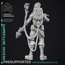 Battlesmith Artificer - Dr Echo - Ghast busters - PRESUPPORTED - Illustrated and Stats - 32mm scale