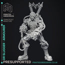 Armourer Alchemist - Dr Slugger - Ghast Buster -  PRESUPPORTED - Illustrated and Stats - 32mm scale