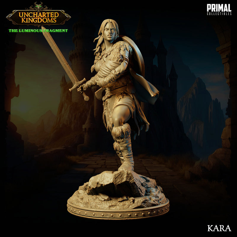 4 miniatures - 32mm - Barbarians Bundle - Uncharted Kingdoms - Only-Games
