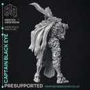 Captain Black Eye - Gyth Void Pirate - PRE SUPPORTED - D&D 32mm