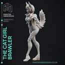 Cat Girl Brawler - Cute Desktop Girl - 120mm