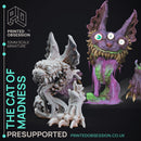 Cat of Madneess - Boss Creature - PRESUPPORTED - 32mm scale - Illustrated & stats