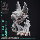 Cat of Madneess - Boss Creature - PRESUPPORTED - 32mm scale - Illustrated & stats