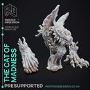 Cat of Madneess - Boss Creature - PRESUPPORTED - 32mm scale - Illustrated & stats