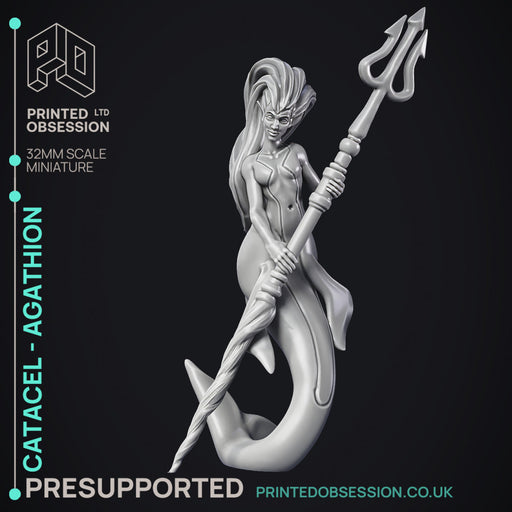 Cetaceals - Agathion - Heven Hath No Fury - PRESUPPORTED - 32mm Scale - Only-Games