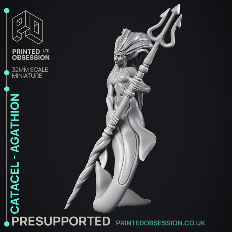 Cetaceals - Agathion - Heven Hath No Fury - PRESUPPORTED - 32mm Scale
