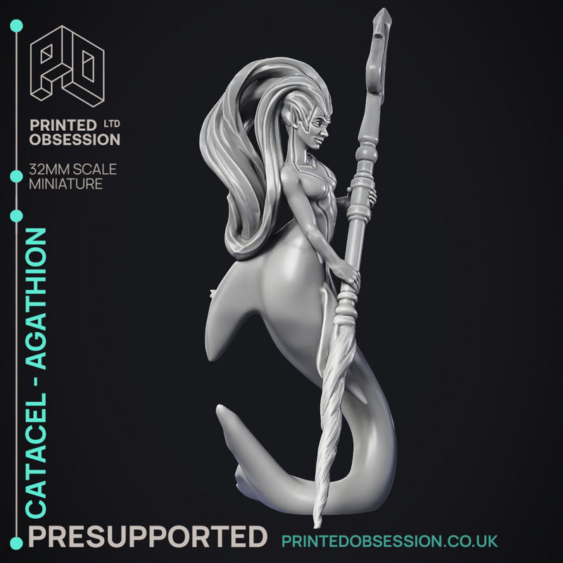 Cetaceals - Agathion - Heven Hath No Fury - PRESUPPORTED - 32mm Scale