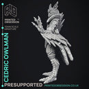 Owlman - Frindly NPC - Cryptids of the Darkwoods -  PRESUPPORTED - Illustrated and Stats - 32mm scale
