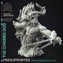 The Chained God - Boss Monster - 150 mm -  PRESUPPORTED - 32mm Scale