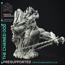 The Chained God - Boss Monster - 150 mm -  PRESUPPORTED - 32mm Scale