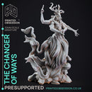 Changer of Ways - The Mists of Change Boss - PRESUPPORTED - 32mm scale