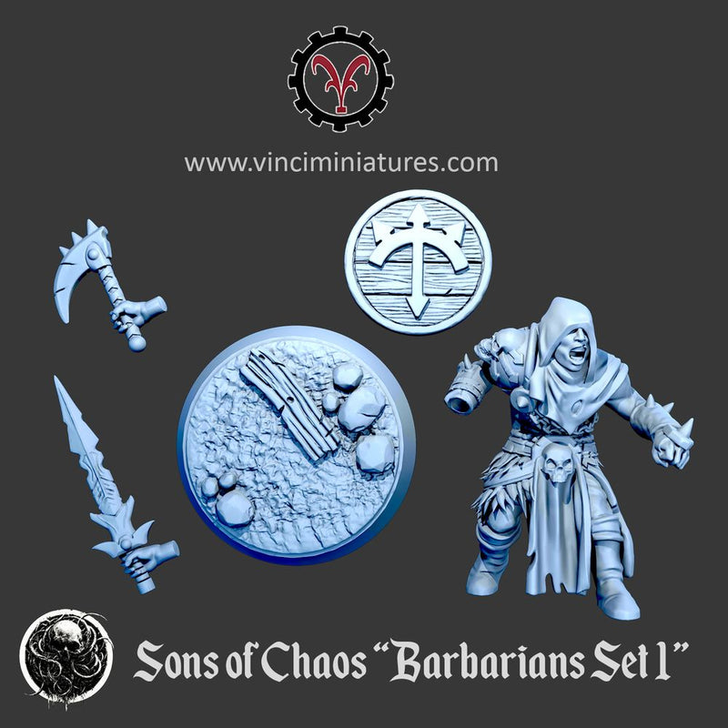 BARBARIANS SET 1 MODEL 1 - Only-Games