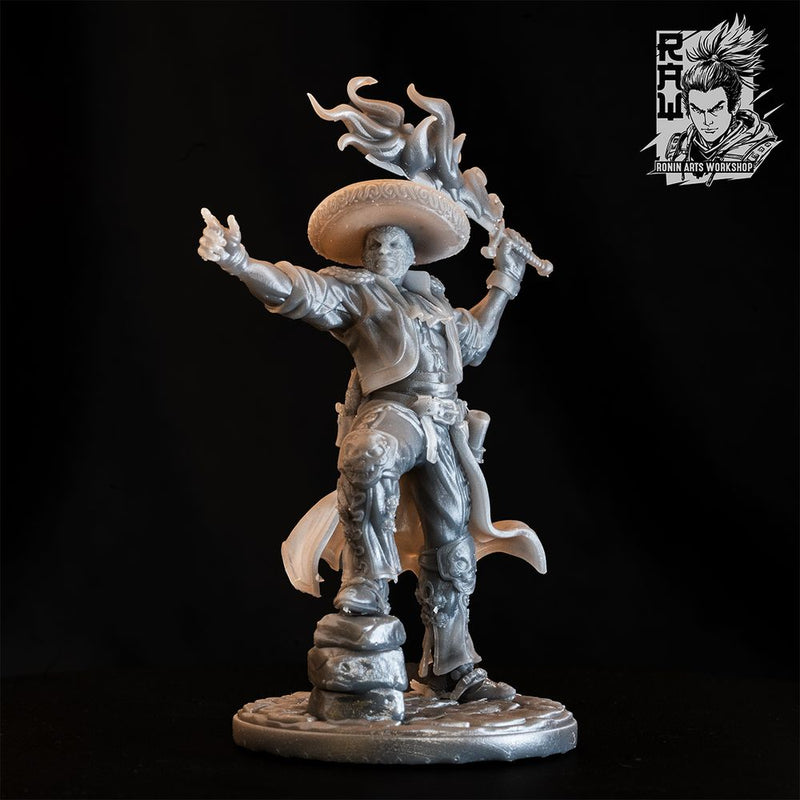 El Charro Del Sol - Luchador Pyromancer - STL only - Only-Games