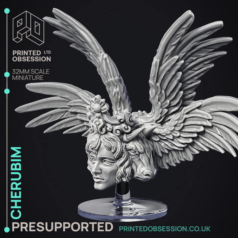 Cherubim - High Celestial - PRESUPPORTED - Heaven Hath No Fury - 32mm scale - Only-Games