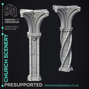 Church Scenery - Scenery - PRESUPPORTED - Heaven Hath No Fury - 32mm scale