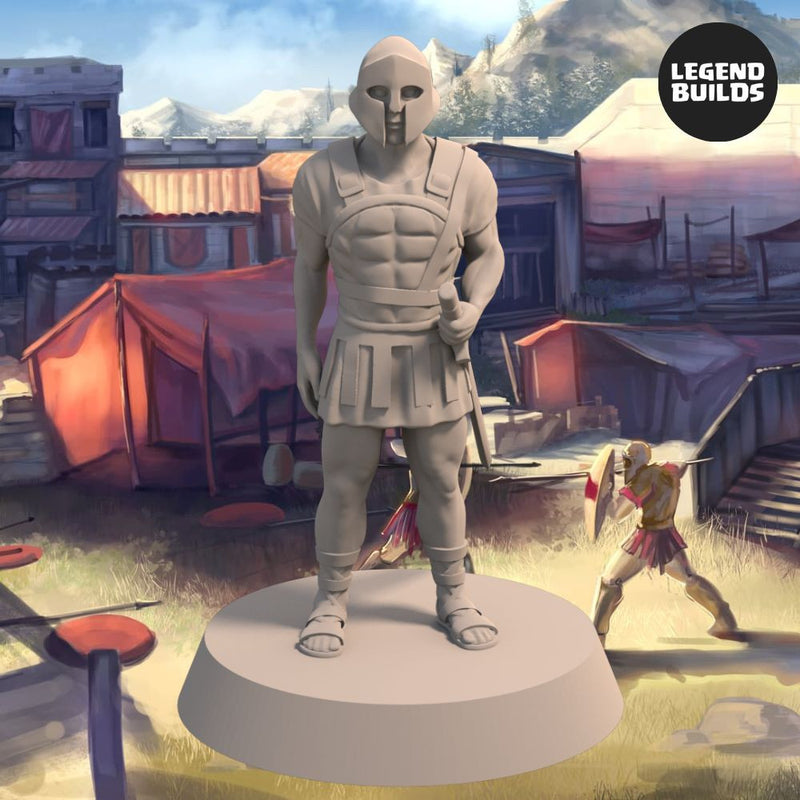 Realm of Eros City Guard - Pose 1 – 3D printable miniature – STL file - Only-Games