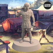 Realm of Eros City Guard - Pose 3 – 3D printable miniature – STL file - Only-Games