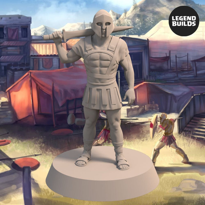 Realm of Eros City Guard - Pose 3 – 3D printable miniature – STL file - Only-Games