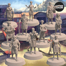 Civilians of The City of Eros Bundle (10 unique miniatures) - 3D Printable Miniatures - Only-Games