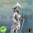 Clarisse Sea Captain – Pirate Sea Captain - 75mm + 35mm Scale