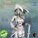 Clarisse Sea Captain – Pirate Sea Captain - 75mm + 35mm Scale