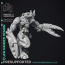 Claw Handed Demon - Greater Demon - PRESUPPORTED - 32 mm scale