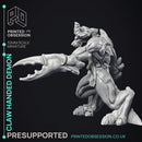 Claw Handed Demon - Greater Demon - PRESUPPORTED - 32 mm scale